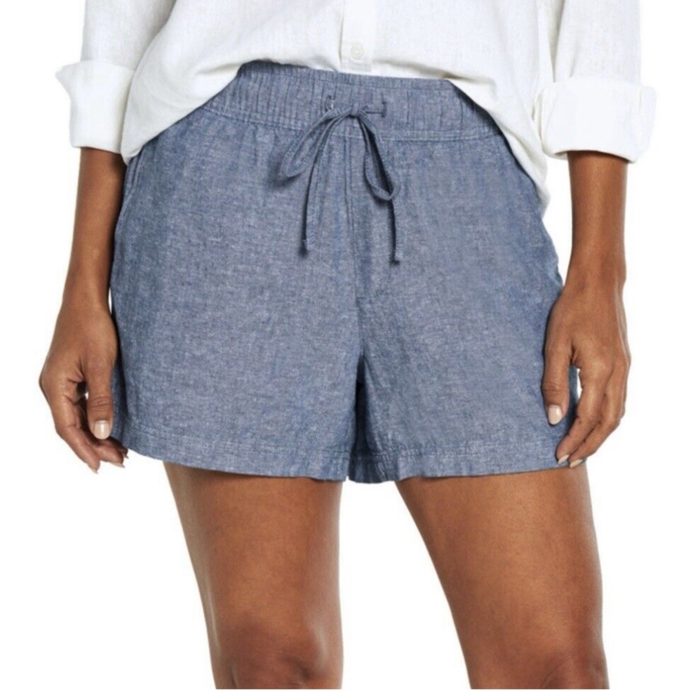 NWT Gap Drawstring Linen Pull-on Shorts Bottoms (size S)